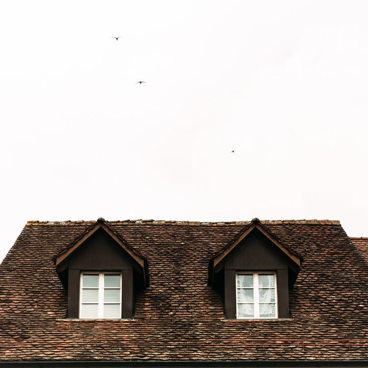 Roof in rain