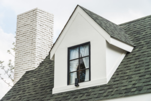 Newly installed roof on a residential home in New York showcasing clean lines and quality craftsmanship.