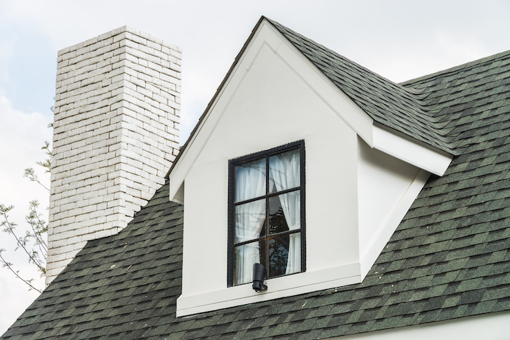 Newly installed roof on a residential home in New York showcasing clean lines and quality craftsmanship.