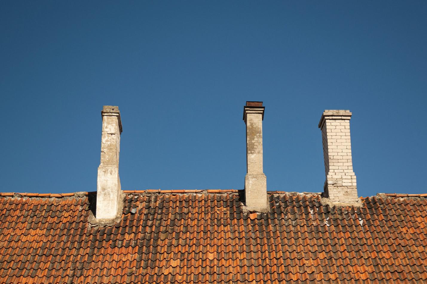 A chimney in need of repair services